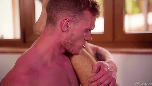 Sean Weiss Pounds Craig Marks Wildly on Stairs & Couch - Falcon Studios